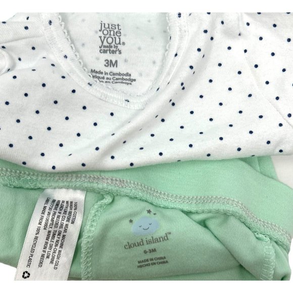 Baby Girl's 2 Piece Jumper and Body Suit Outfit, Leggings, & Shirt - Size 0-3 M - Picture 8 of 9